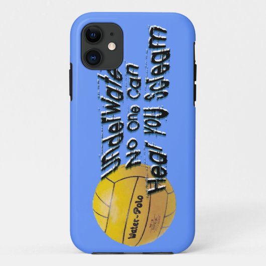 Onder water kan niemand u horen Hoesje te schilder (Achterkant)