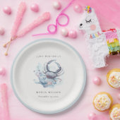 Onder water krab koraal, ongeacht de leeftijd van  papieren bordje (Feest)