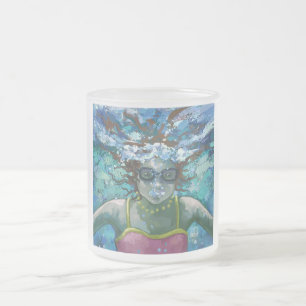Onder water matglas koffiemok