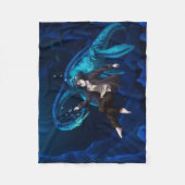 Onder water met een Plesiosaurus Fleece Deken (Voorkant)