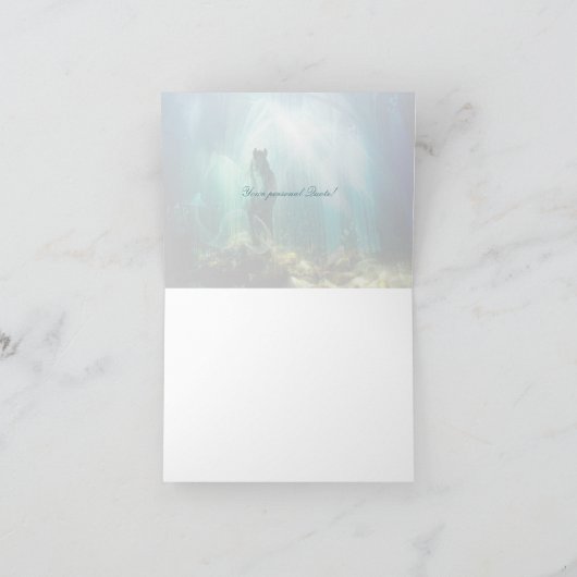 Onder water - Notecard Kaart (Binnen)