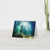 Onder water - Notecard Kaart (Voorkant)