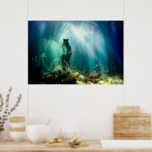 Onder water - Poster (Keuken)