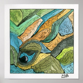 Onder water poster