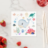 Onder water schattig servet (Insitu)