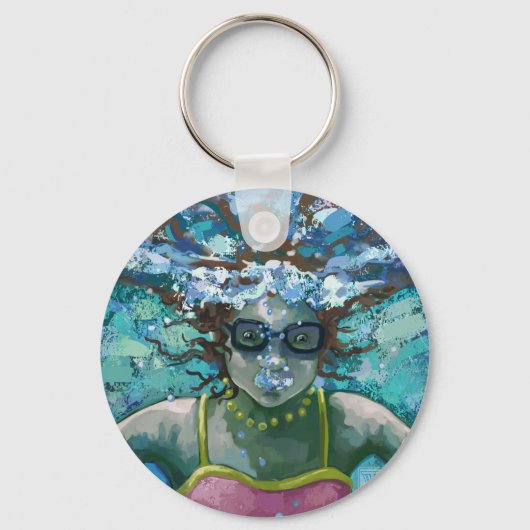 Onder water sleutelhanger (Voorkant)