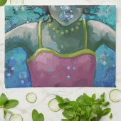 Onder water theedoek (Gevouwen)