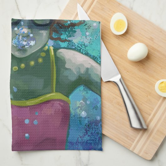 Onder water theedoek (Quarter Fold)