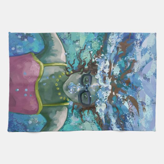 Onder water theedoek (Horizontaal)