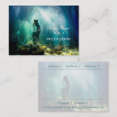 Onder water - Visitekaartje (Voorkant / Achterkant)