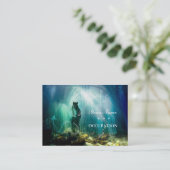 Onder water - Visitekaartje (Staand voorkant)