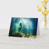 Onder water - Wenskaart Kaart (Gele Bloem)