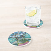 Onder water zandsteen onderzetter (Zijkant)