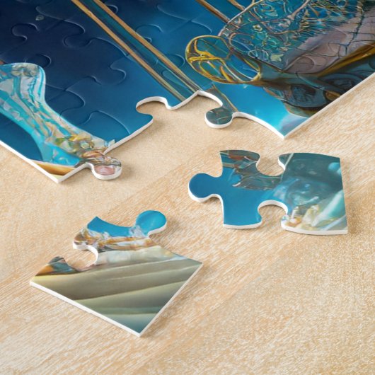 Onder Watercarrousel 1 De dagelijkse puzzel Rec Legpuzzel (Zijkant)