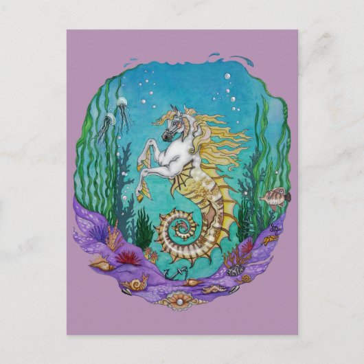 Onder WaterHorse Briefkaart (Voorkant)