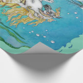 Onder WaterHorse Cadeaupapier (Hoek)