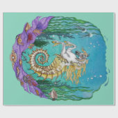 Onder WaterHorse Cadeaupapier (Vlak)