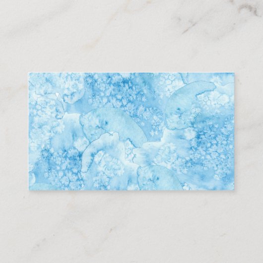 Onder Zee Blue Gold Summer Wedding Reception E Informatiekaartje (Achterkant)