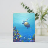 Onder Zee Briefkaart (Staand voorkant)