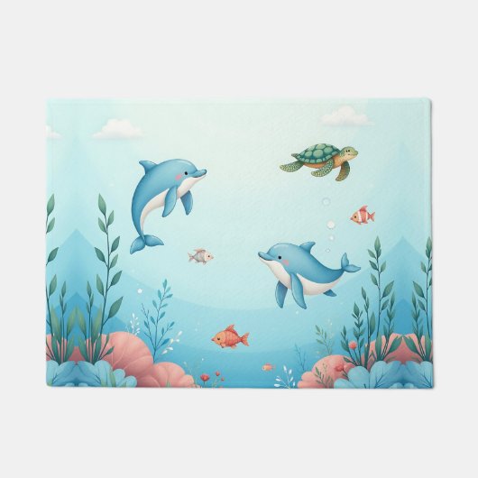 Onder Zee Cute Deurmat (Voorkant)