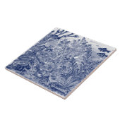 Onder Zee Dark Blue Ocean Scene Crab Mural PC#7 CE Tegeltje (Zijkant)