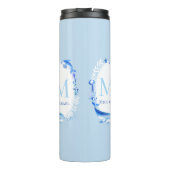 Onder Zee Dieren Nautisch Strandgeschenk gepersona Thermosbeker (Achterkant)