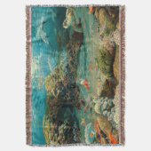 Onder zee- en oceaandolfijnen, zeeen schildpad, vi deken (Voorkant Verticaal)