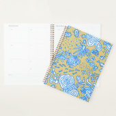 Onder Zee geel blauw Planner (Display)