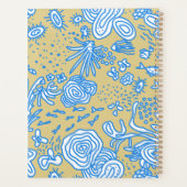 Onder Zee geel blauw Planner (Achterkant)
