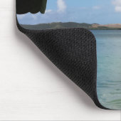 Onder Zee Grape met Turquoise Ocean Uitzicht Muismat (Hoek)