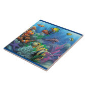 Onder Zee keramische tegels Tegeltje (Zijkant)