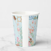 Onder zee Mermaids kinderen jarig Papieren Bekers (Links)