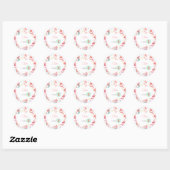 Onder zee Mermaids kinderen jarig Ronde Sticker (Vel)