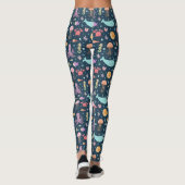 onder zee oceaandieren octopus vis walvis leggings (Achterkant)