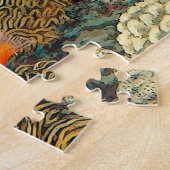 Onder zee-/oceaandolfijnen/zee schildpad/karton legpuzzel (Zijkant)