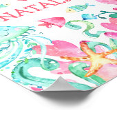 Onder Zee Ocean Personalized Nursery Print (Hoek)