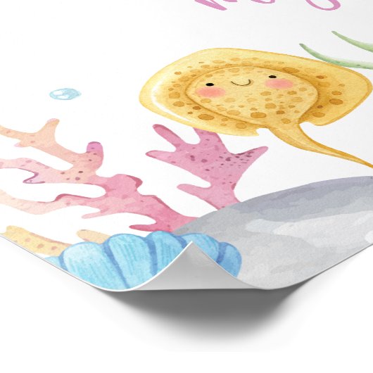 Onder Zee Verjaardag 12 Foto Poster Miljoenste Mom (Hoek)