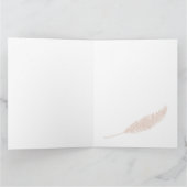 Onder zijn citaat van Wings met Psalms Verse Kaart (Binnen)