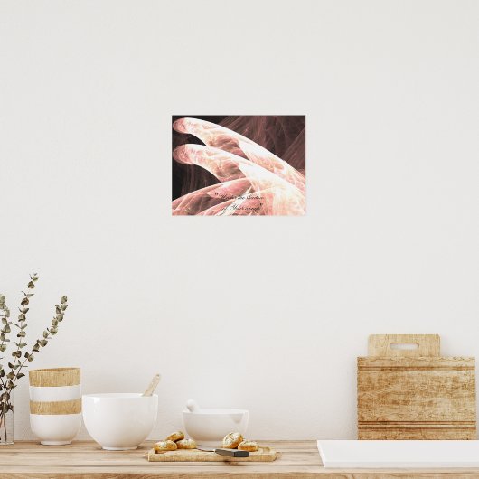 "Onder Zijn prints" Poster (Keuken)