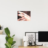 "Onder Zijn prints" Poster (Thuiskantoor)