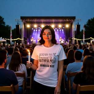 Onder Zijn Trouw Grenzenloze Zaligheid Tri-Blend Shirt