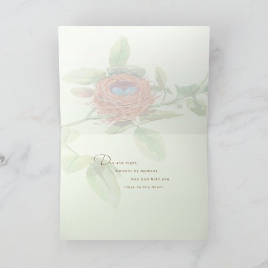 Onder Zijn Vleugels Kaart (Binnen)