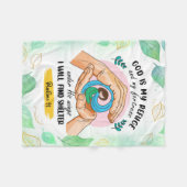 Onder zijn vleugels psalm 91 vlootsdeken fleece deken (Voorkant (Horizontaal))