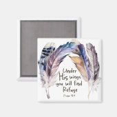 Onder Zijn vleugels vindt u toevlucht, Magnet (Voorkant / Achterkant)