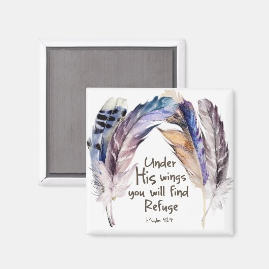 Onder Zijn vleugels vindt u toevlucht, Magnet (Voorkant / Achterkant)