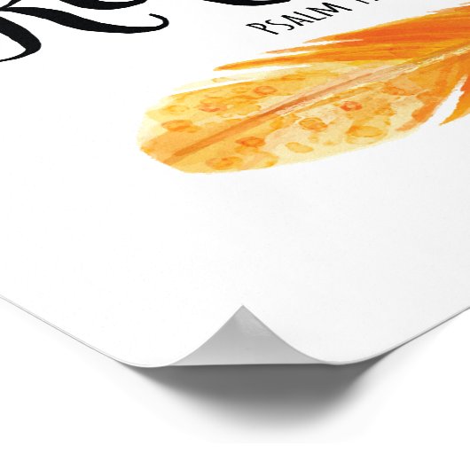 Onder Zijn Wings Art Print (Hoek)