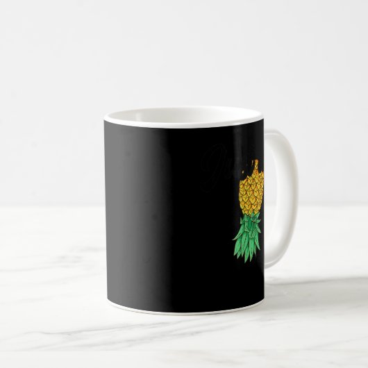  onderaan ananas gewoon subtiele win vragen koffiemok (Voorkant rechts)