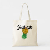 onderaan ananas gewoon subtiele win vragen tote bag (Achterkant)