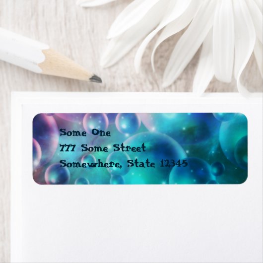 Onderaan de Adresetiketten van de Stroom van Empyr Etiket (Insitu)