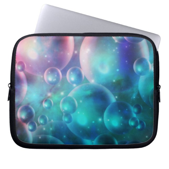 Onderaan de Empyrean Stream-laptophoes Laptop Sleeve (Voorkant)